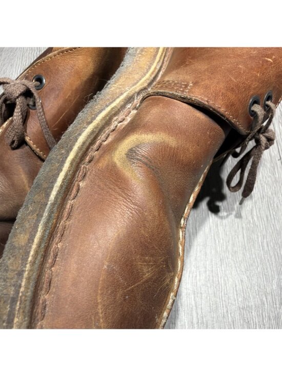 Clarks Originals DESERT TREK Men\'s Shoes Lace Up Boots Brown Leather 11.5 M main image 10